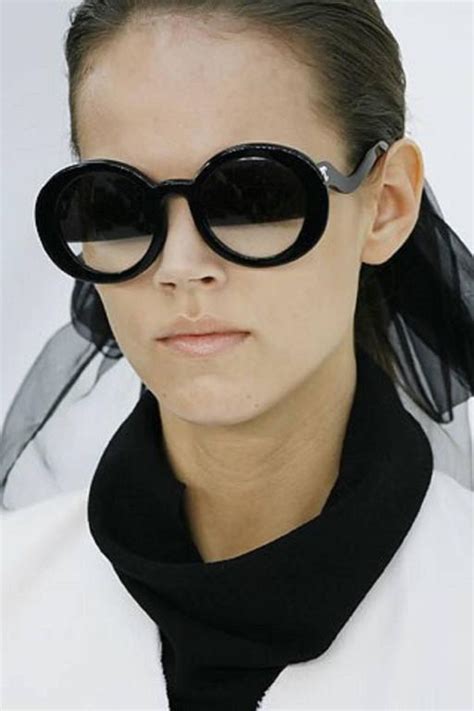 chanel 5018 half tint sunglasses replica|CHANEL S/S 2007 Black Round Half.